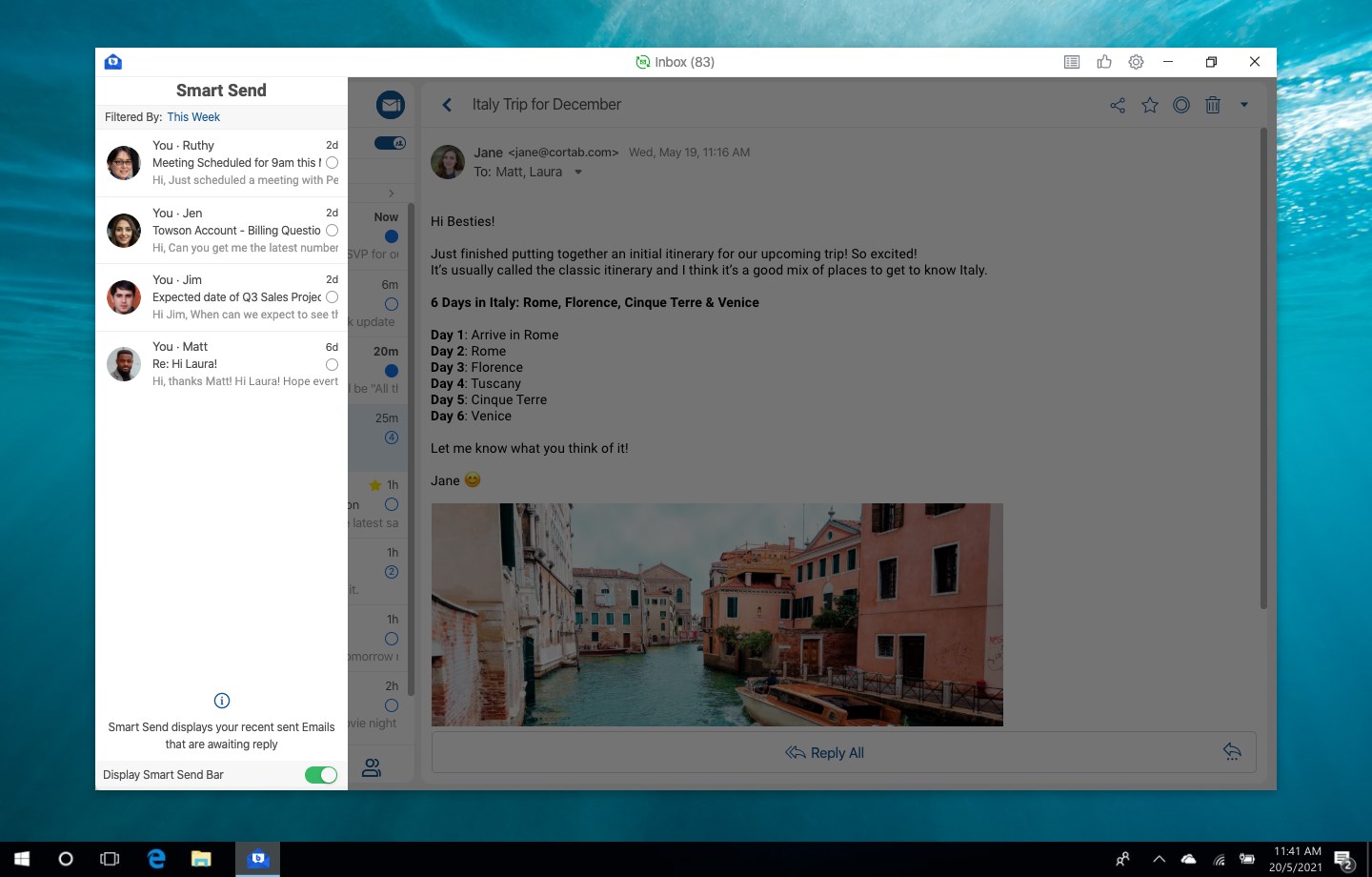 Captura de pantalla de Blue Mail - Email & Calendar