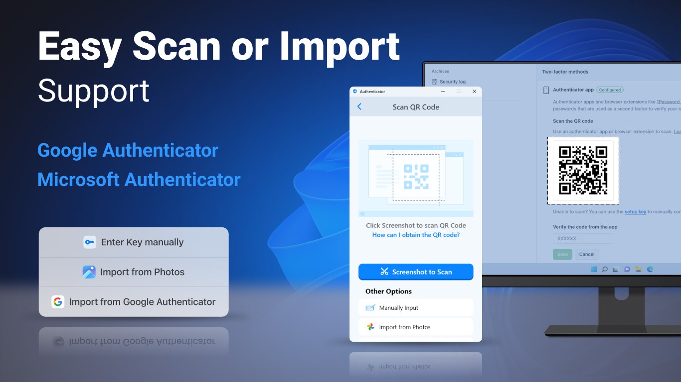 Authenticator App · 2FA screenshot