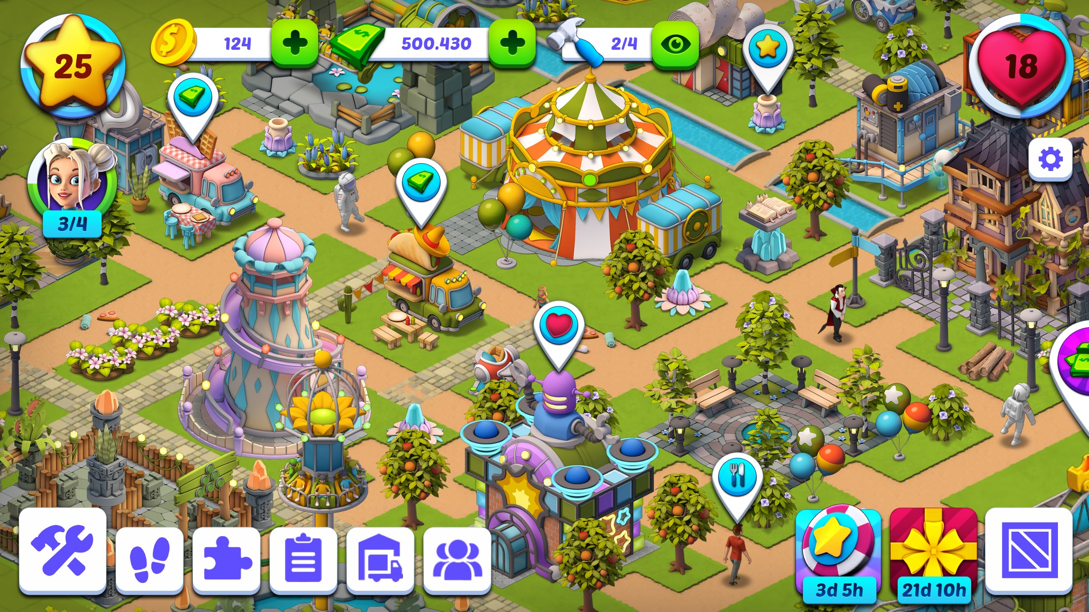 Roller Coaster Life: Theme Park screenshot