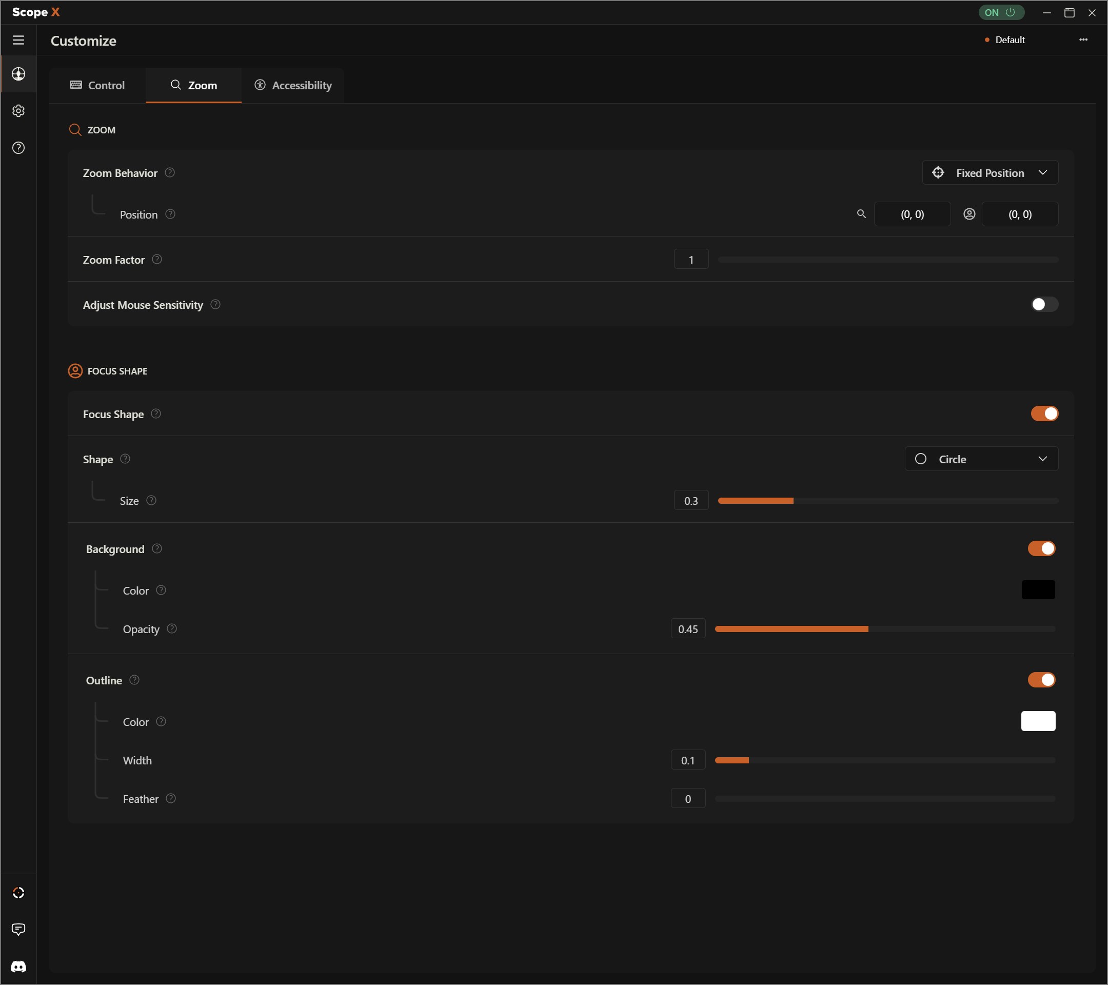 Scope X screenshot