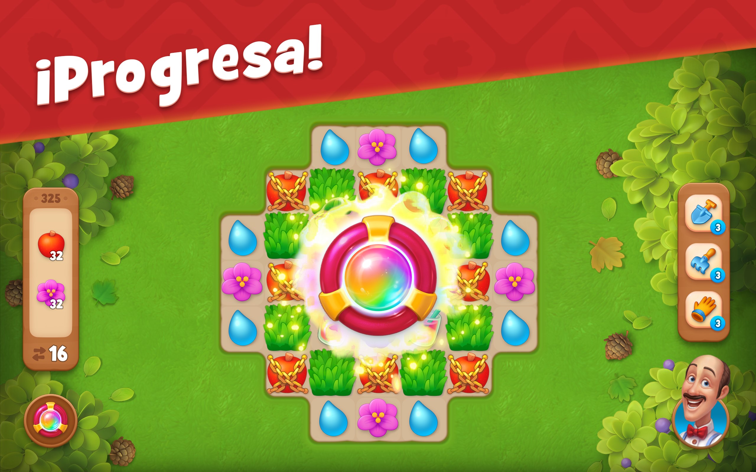 Captura de pantalla de Gardenscapes