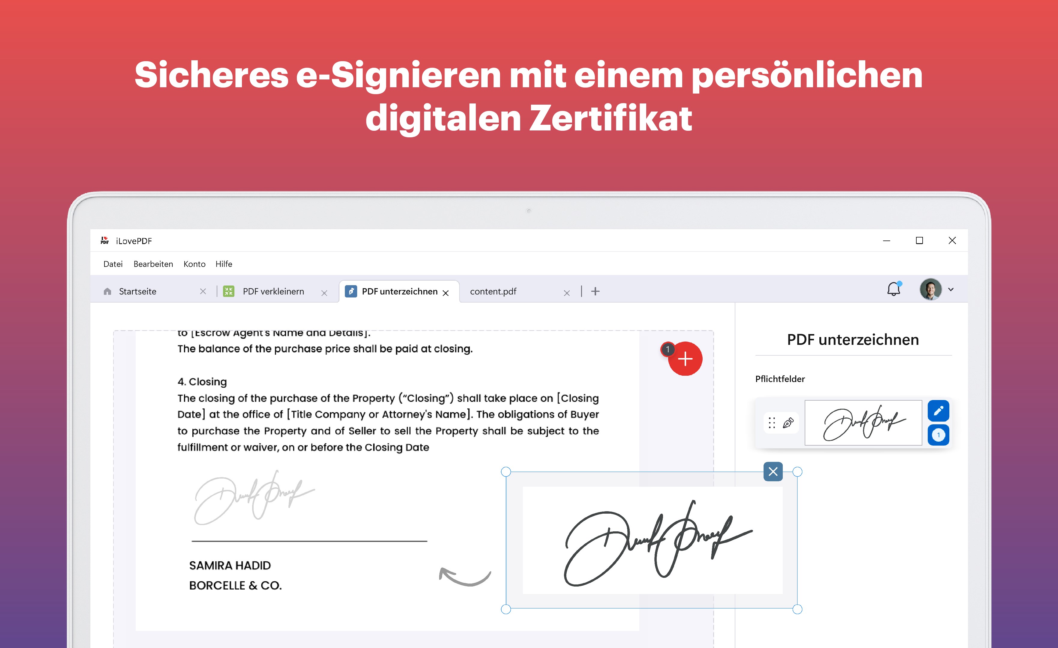 iLovePDF: PDF-Reader und -Editor Screenshot