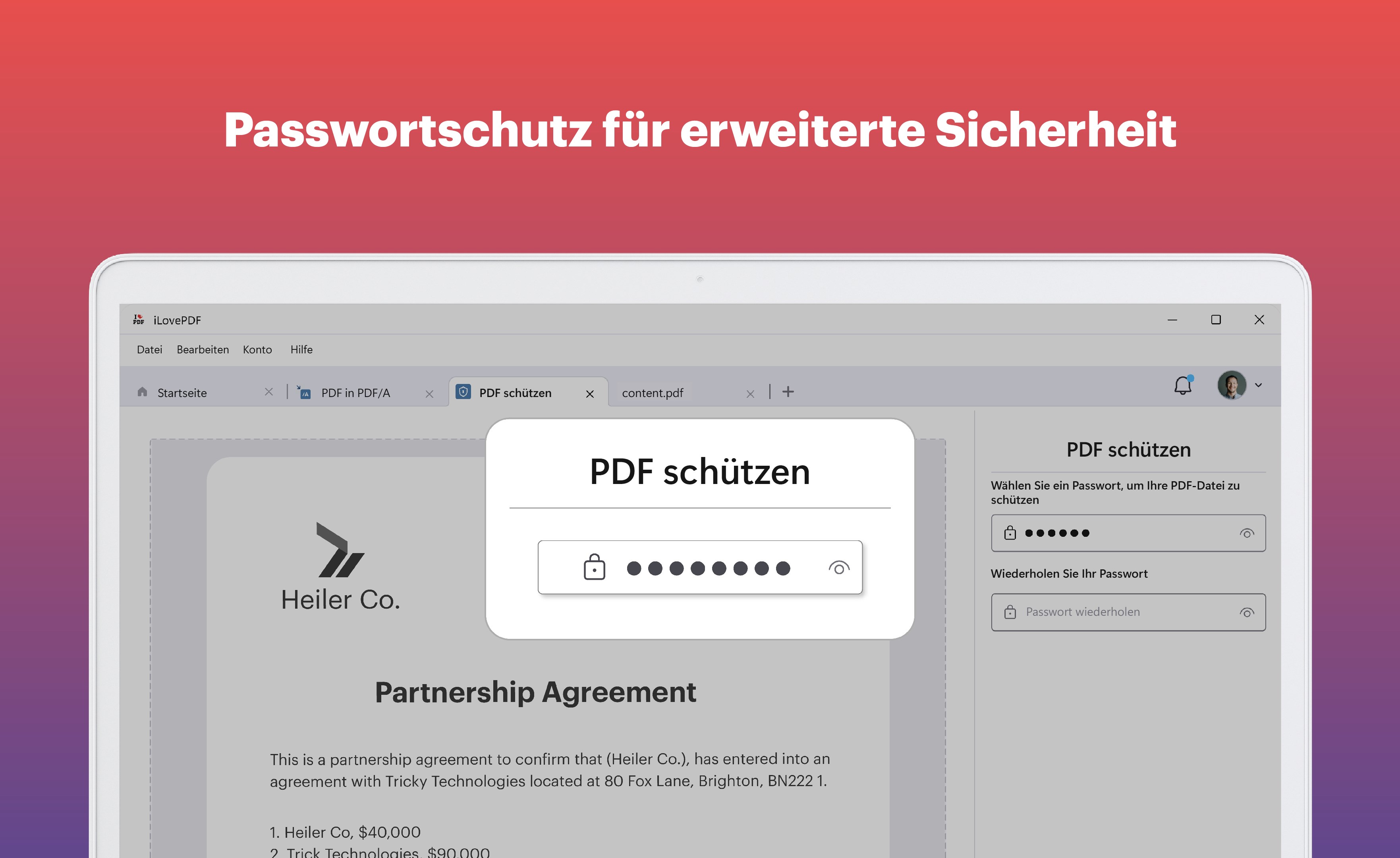 iLovePDF: PDF-Reader und -Editor Screenshot