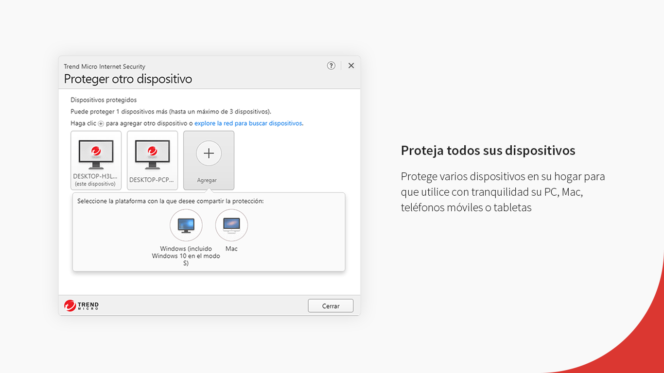 Captura de pantalla de Trend Micro Internet Security