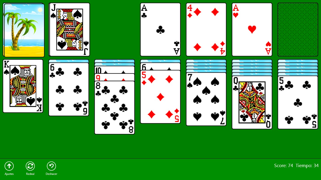 Captura de pantalla de Clásico Solitario