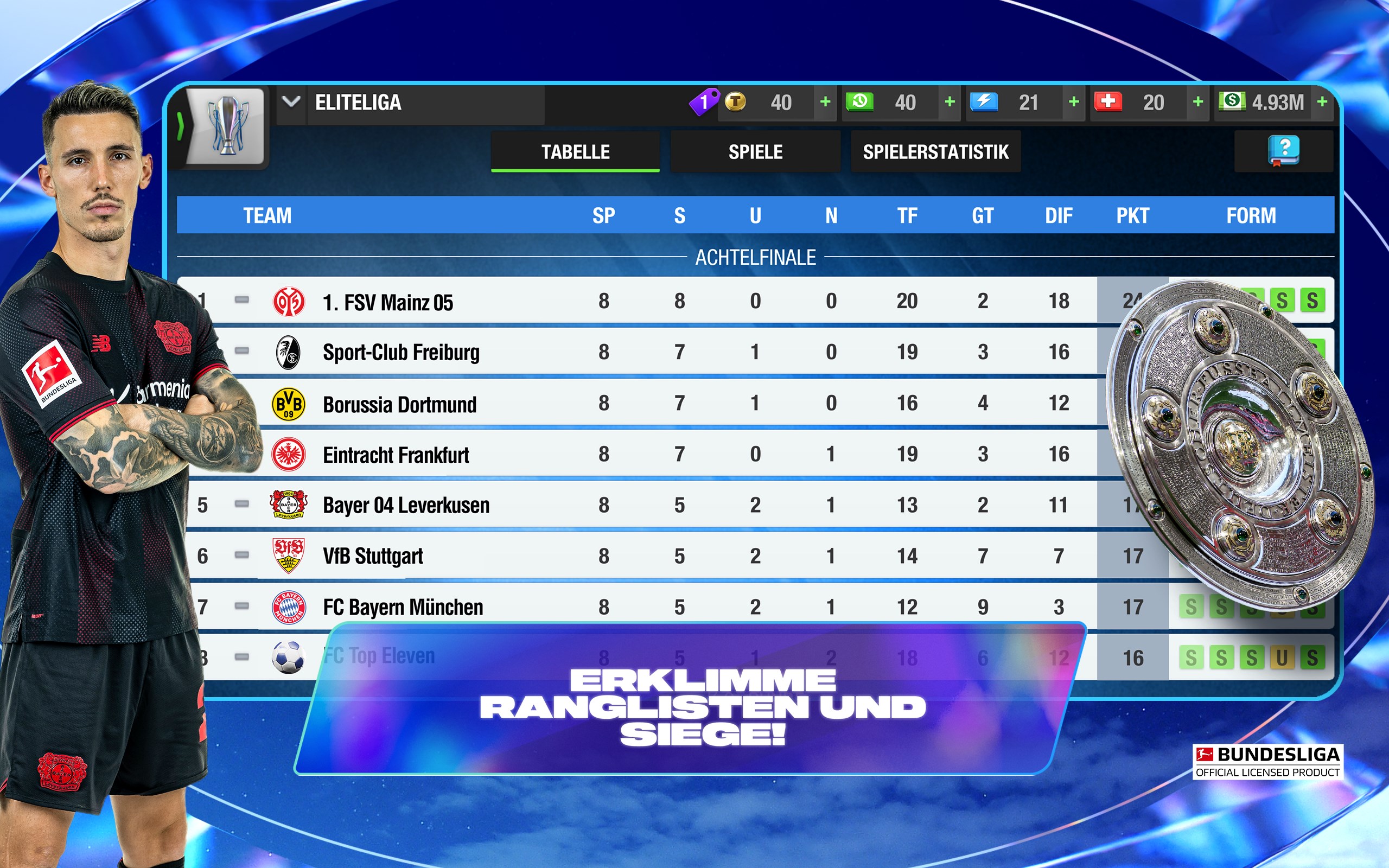 Top Eleven 2026 Fußballmanager Screenshot