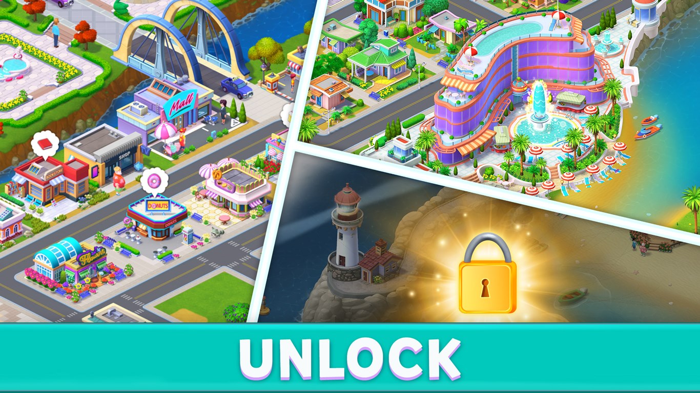 Mary's Mahjong: Renovate the town and Match tiles screenshot