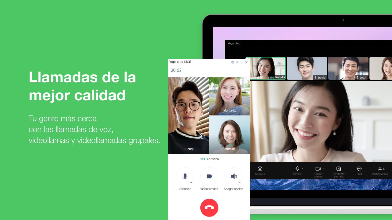 Captura de pantalla de LINE Desktop