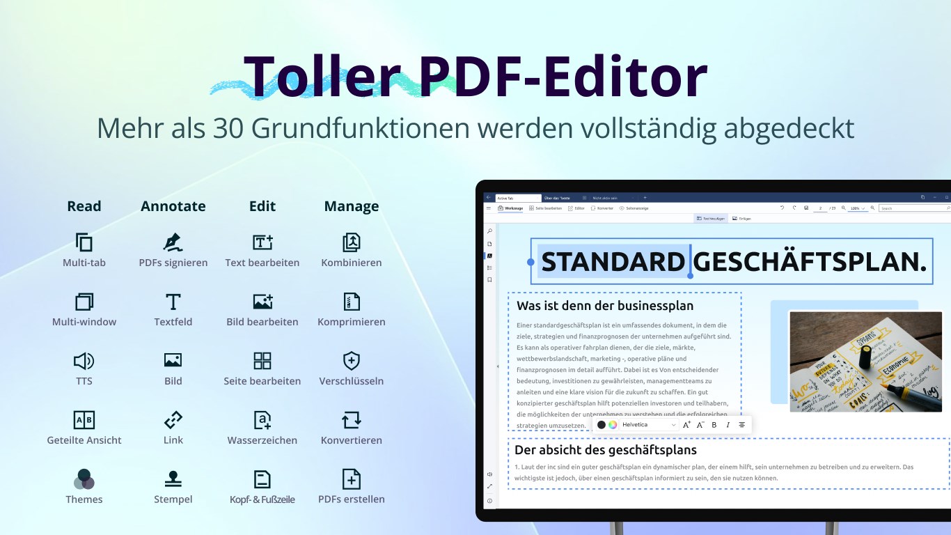 PDF Reader Pro - Bearbeitung Experte Screenshot