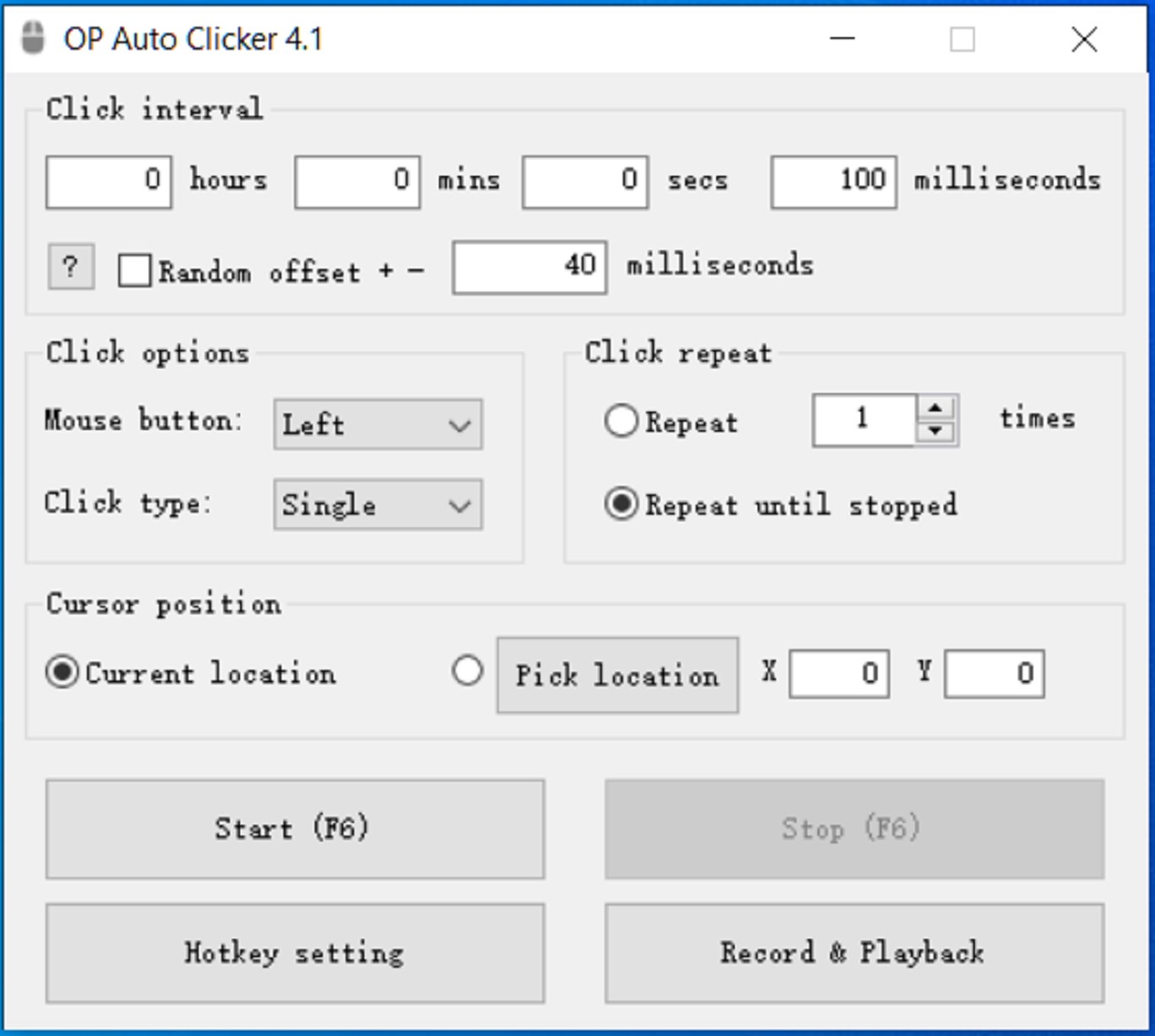 OP Auto Clicker - Auto Tap screenshot