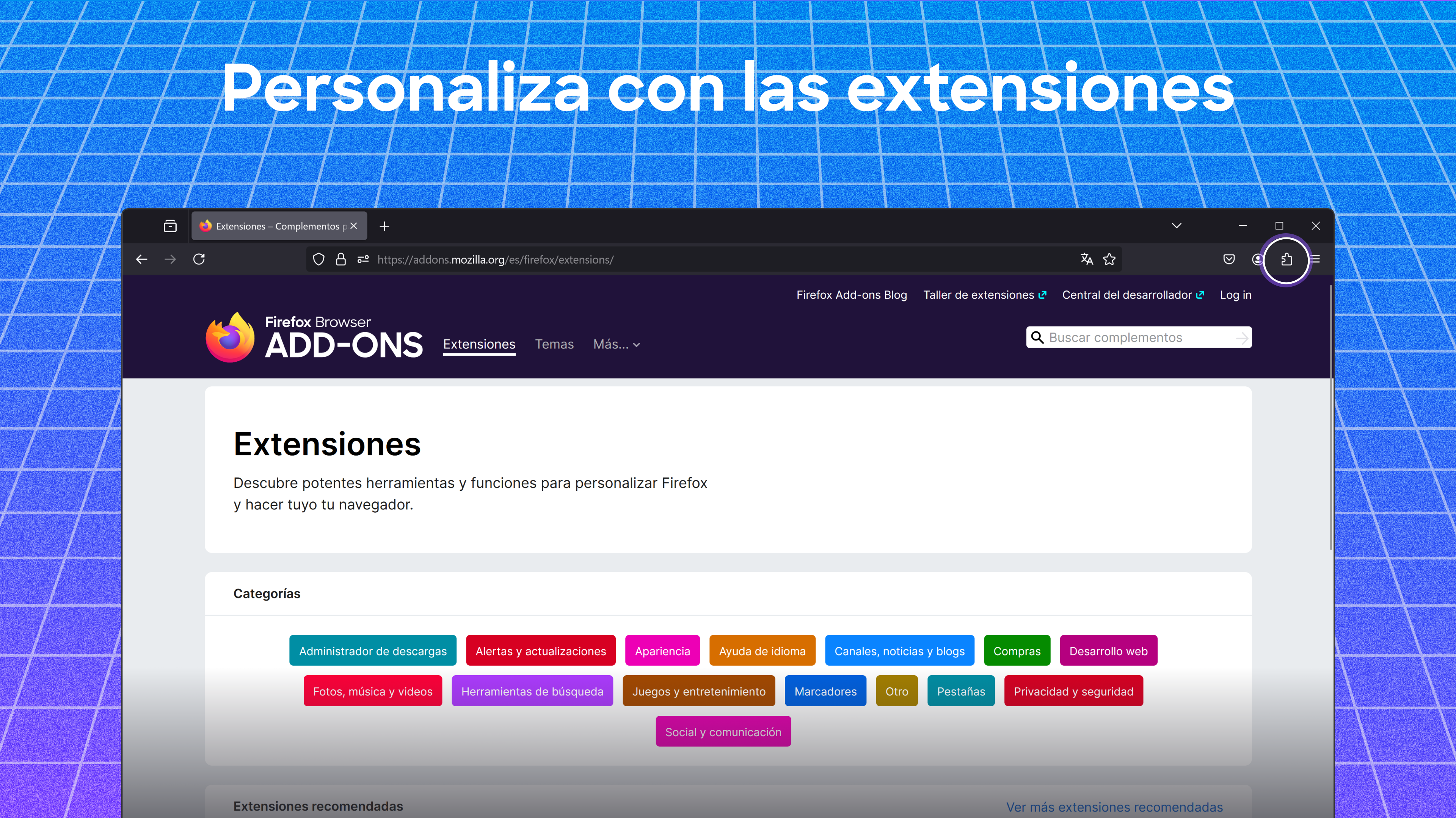 Captura de pantalla de Mozilla Firefox