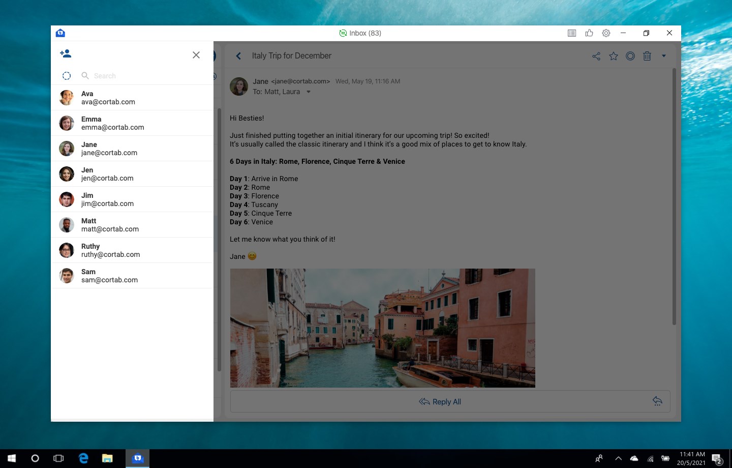 Captura de pantalla de Blue Mail - Email & Calendar