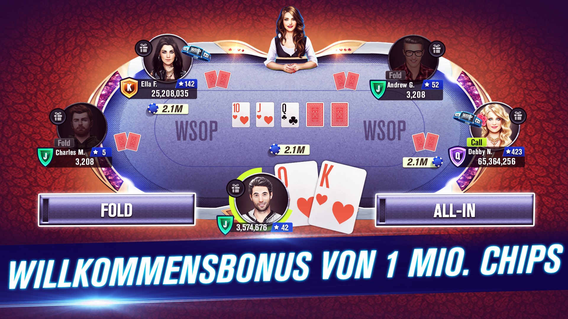 World Series of Poker Screenshot
