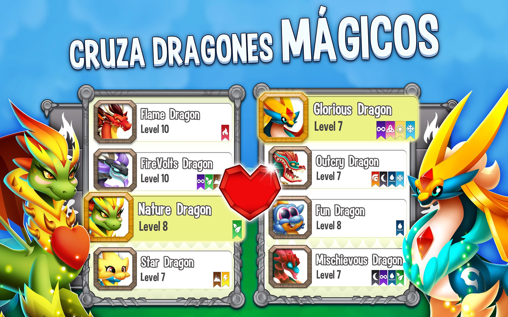 Captura de pantalla de Dragon City
