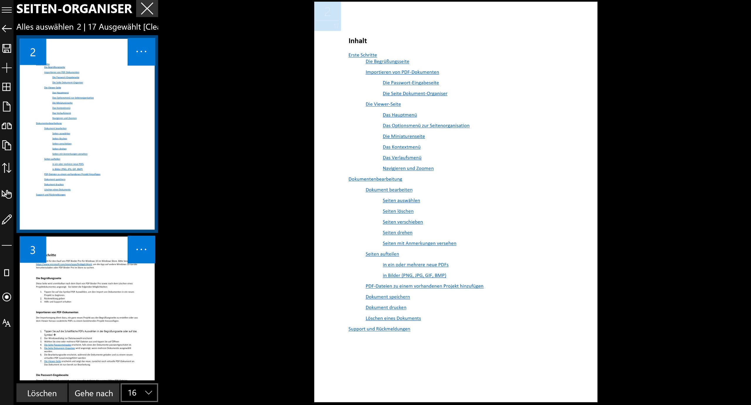 PDF Binder Pro Screenshot