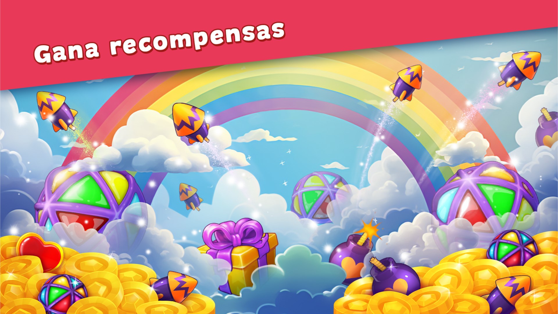 Captura de pantalla de Gem Valley Match 3: juego de combinar gemas
