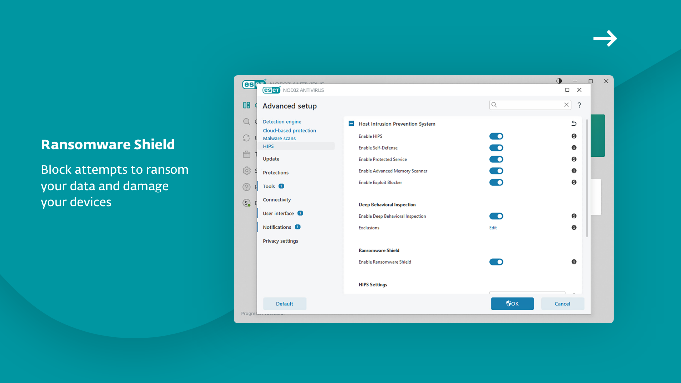 ESET NOD32 Antivirus Screenshot