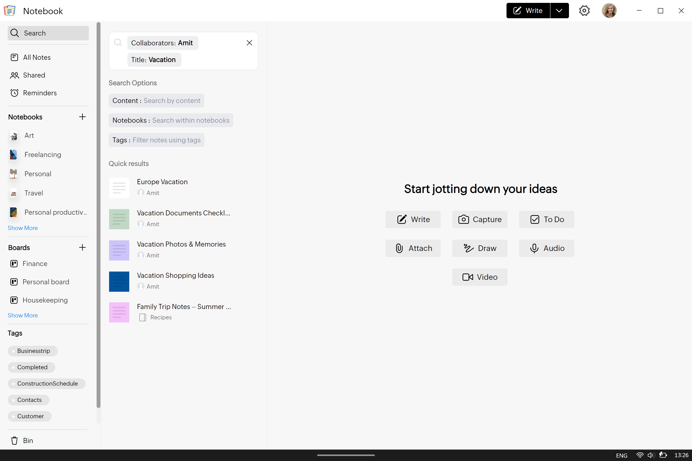 Notebook - Notes & To-Do Screenshot