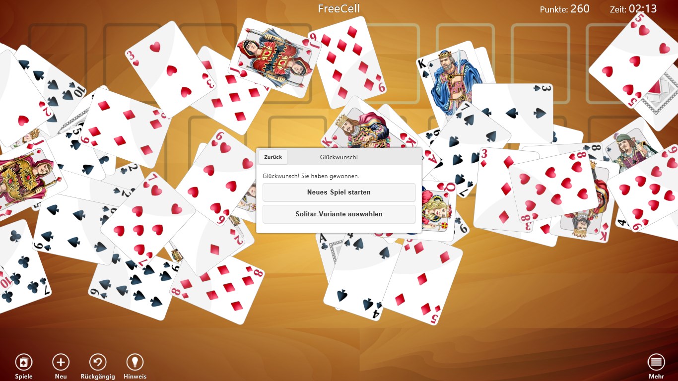 Solitär Sammlung Screenshot