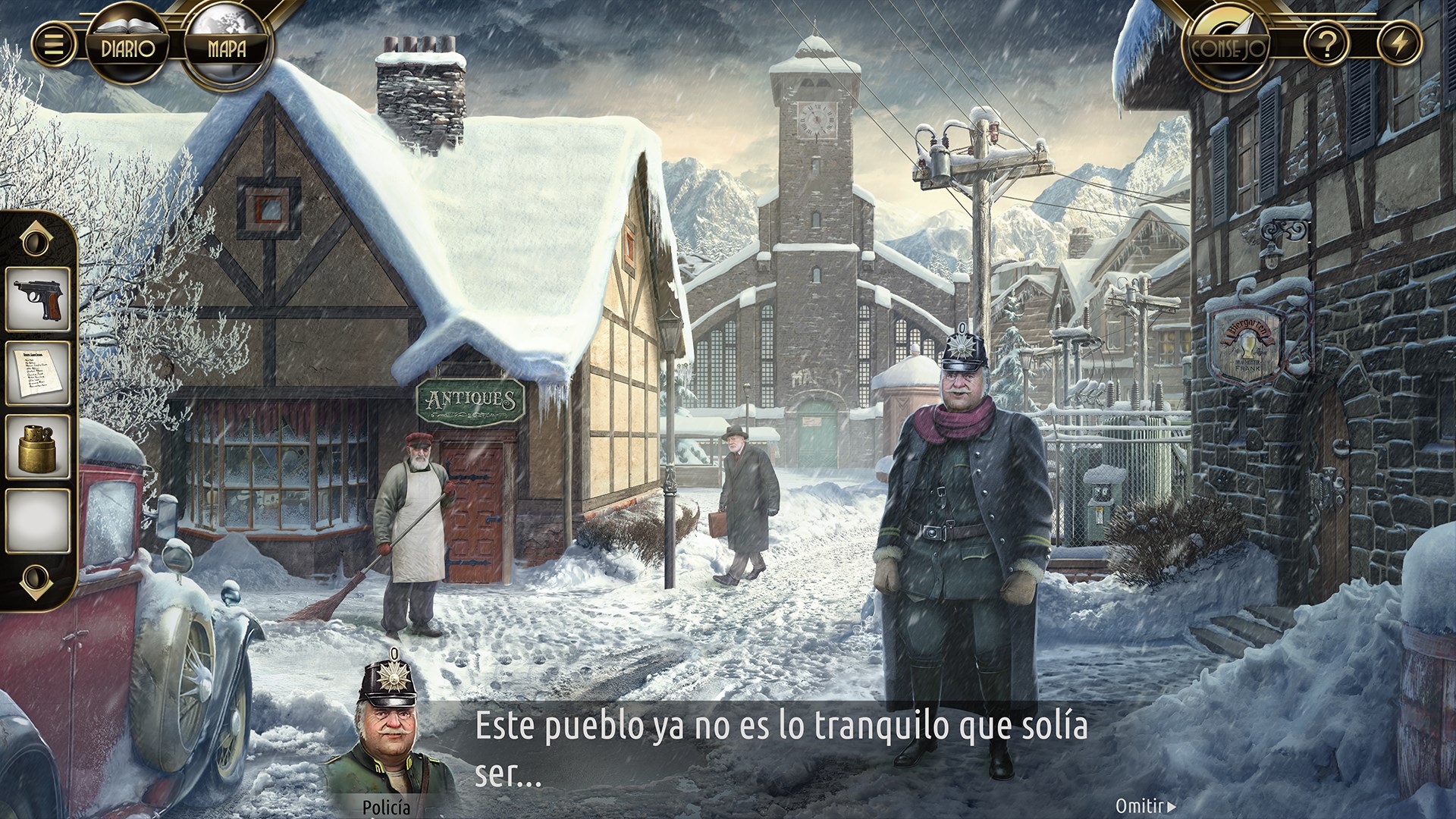 Captura de pantalla de Murder in Alps: Hidden Mystery
