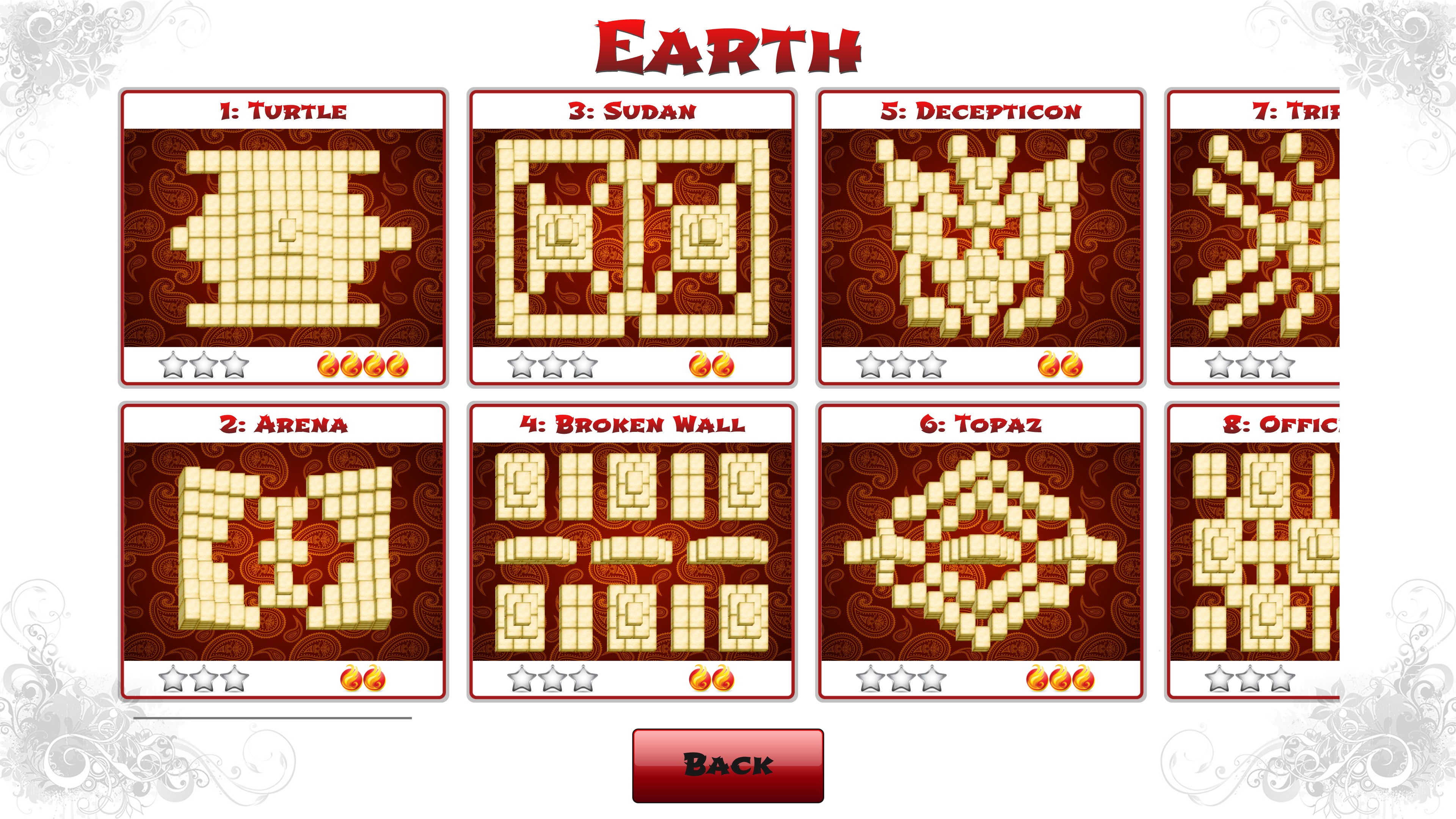 Mahjong Solitaire screenshot