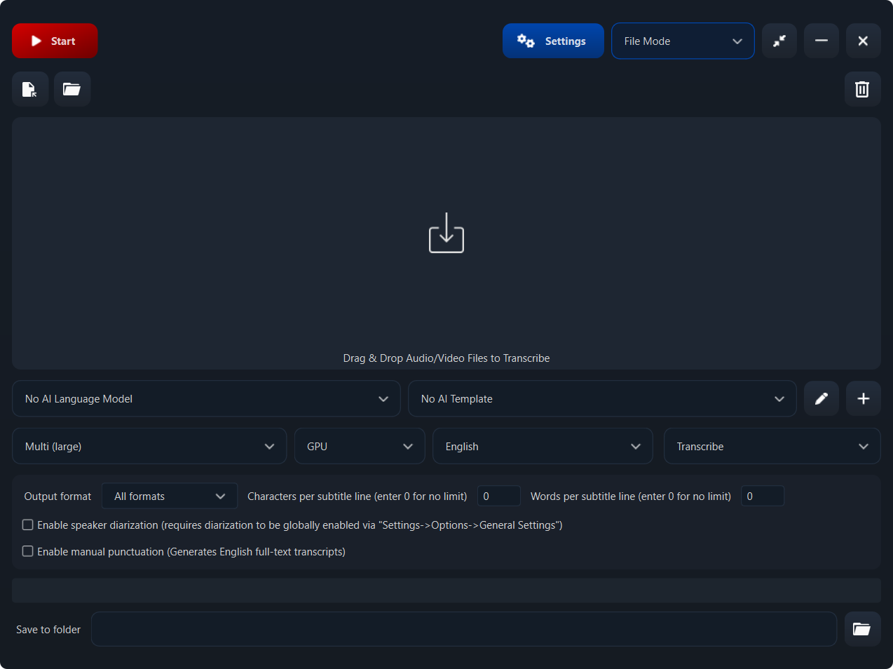 SpeechPulse Speech-to-Text Screenshot