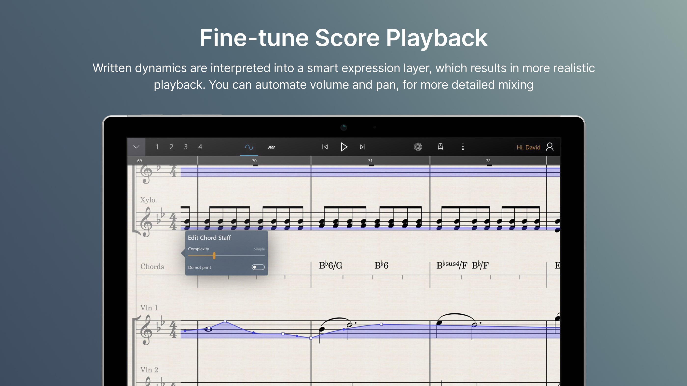 StaffPad screenshot