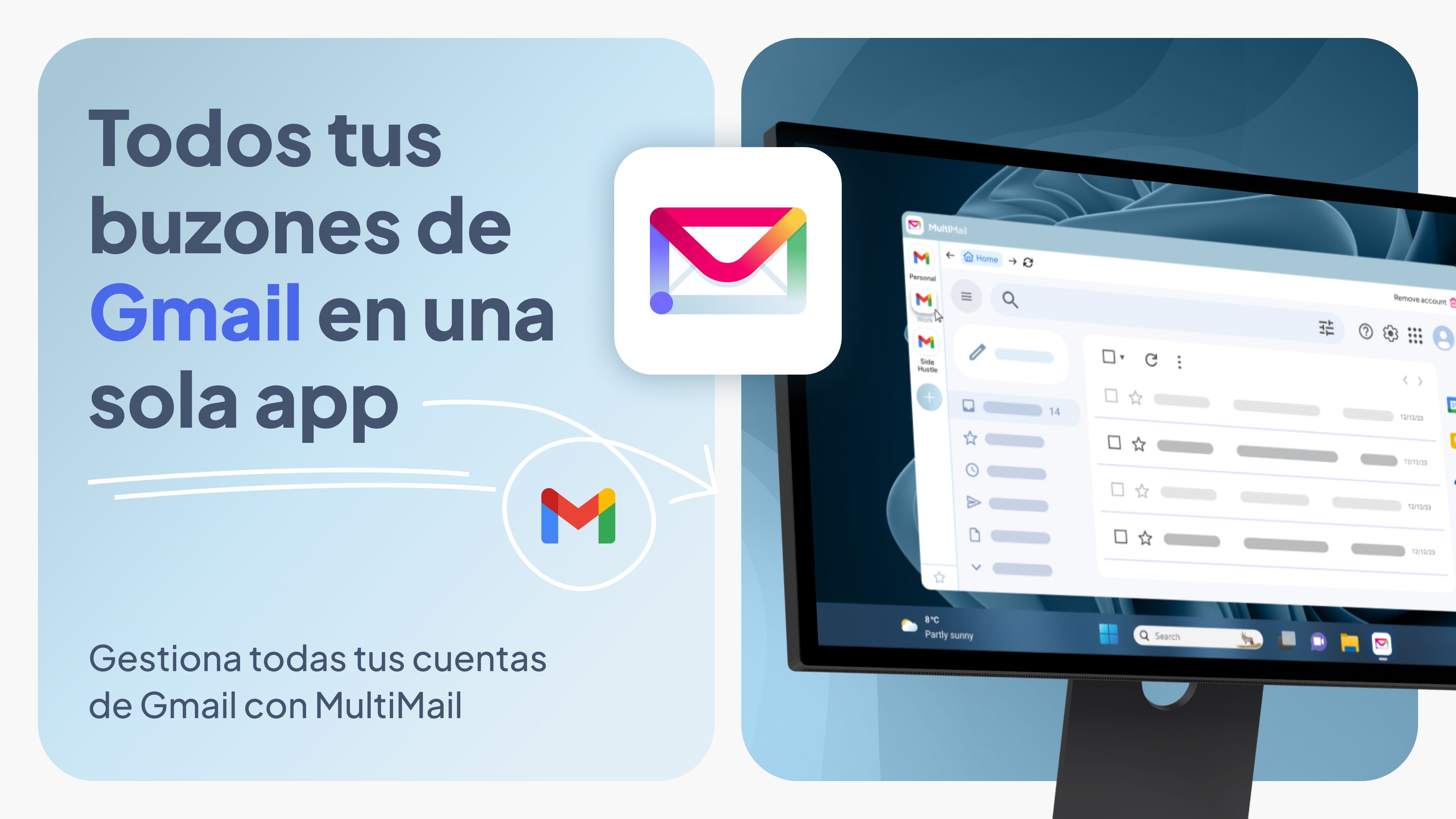 Captura de pantalla de MultiMail - Cliente de correo electrónico multi-cuenta