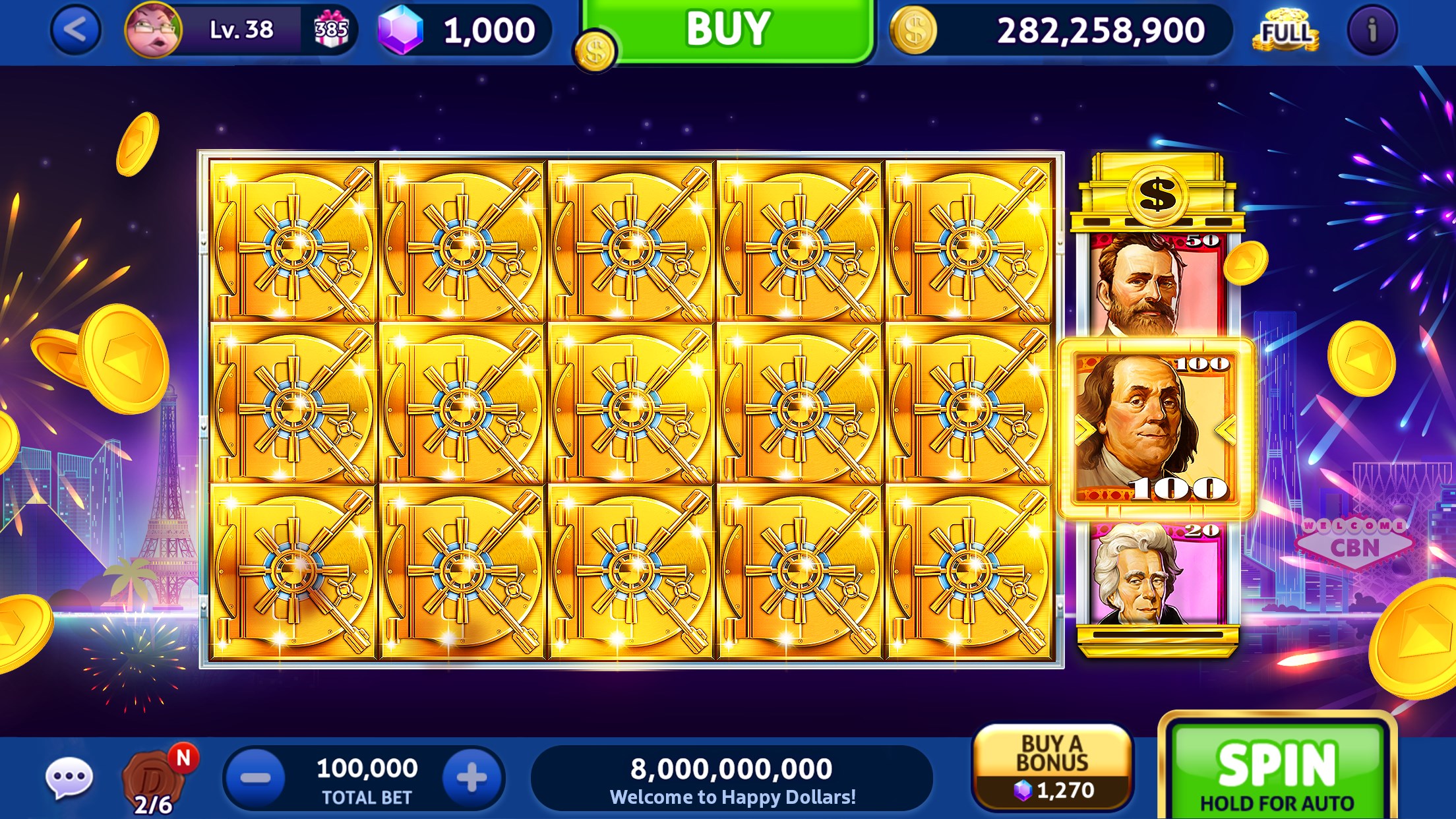 Captura de pantalla de Cash Billionaire Casino - Slot Machine Games