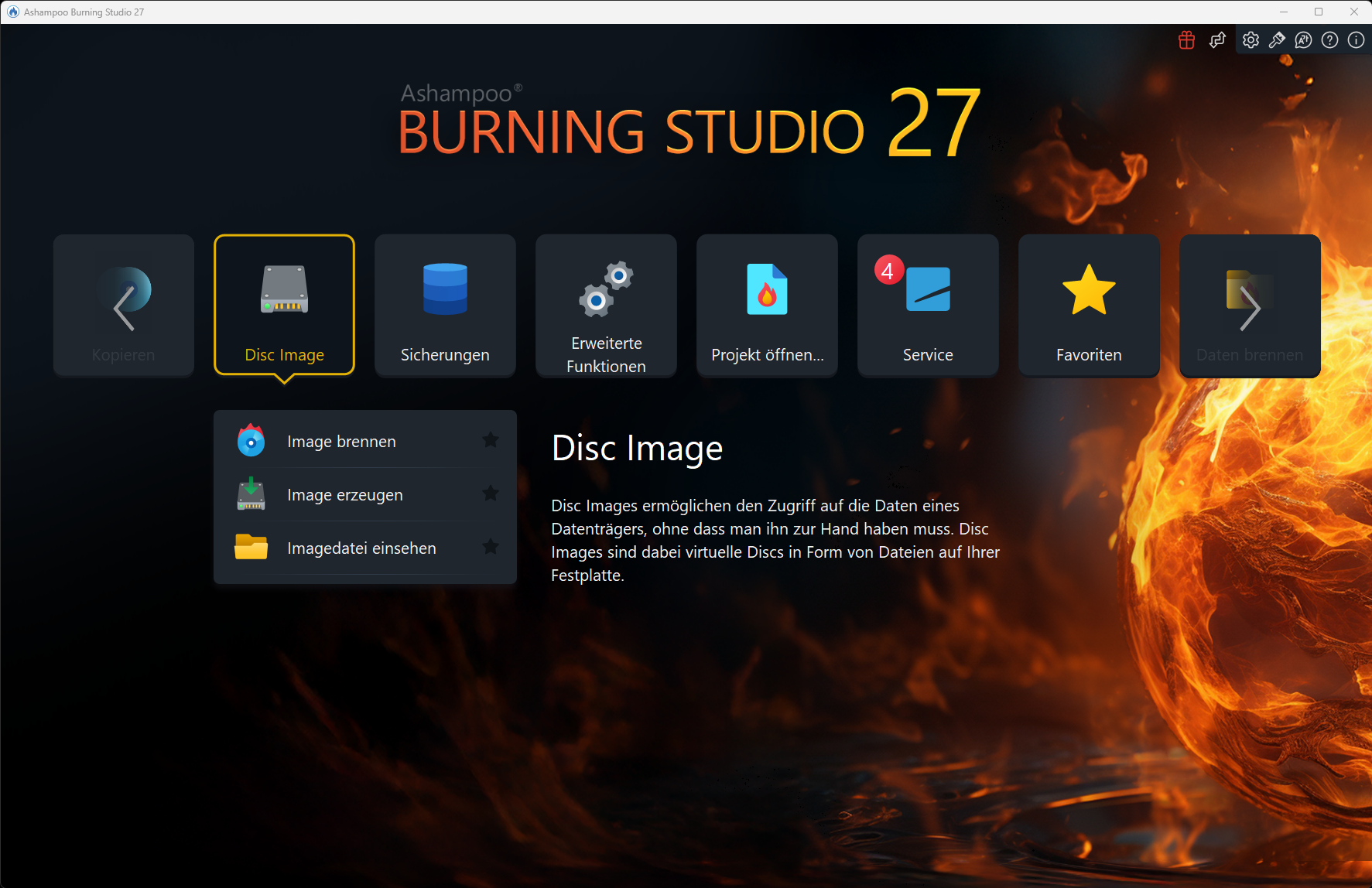 Ashampoo Burning Studio 27 Screenshot
