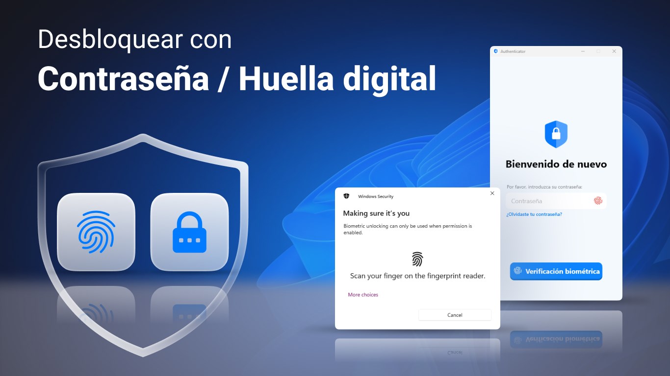 Captura de pantalla de Authenticator App · 2FA