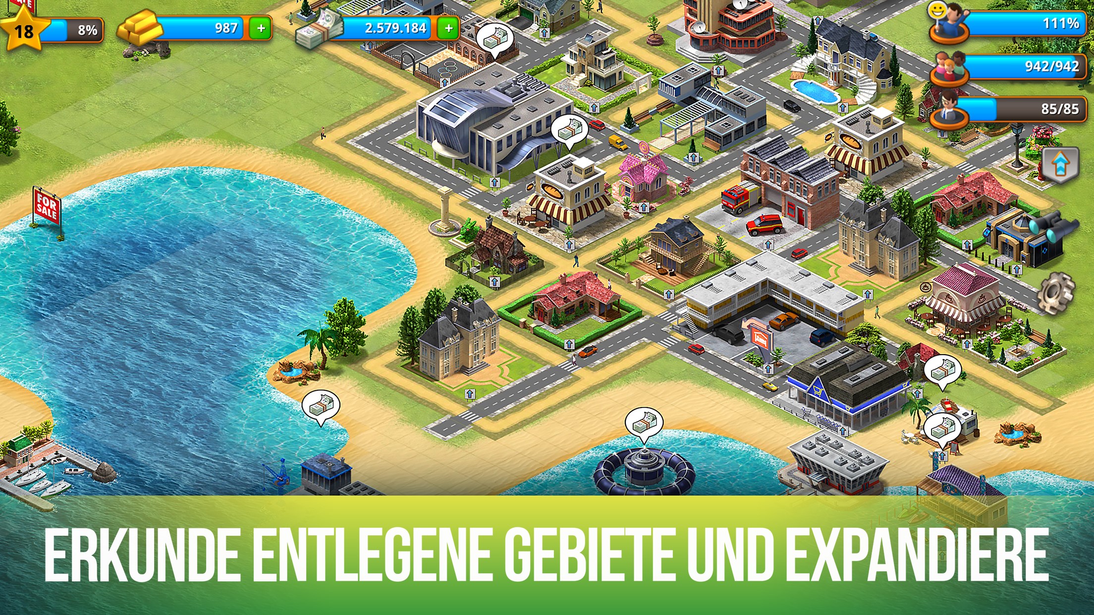 City Island: Paradise Sim Screenshot