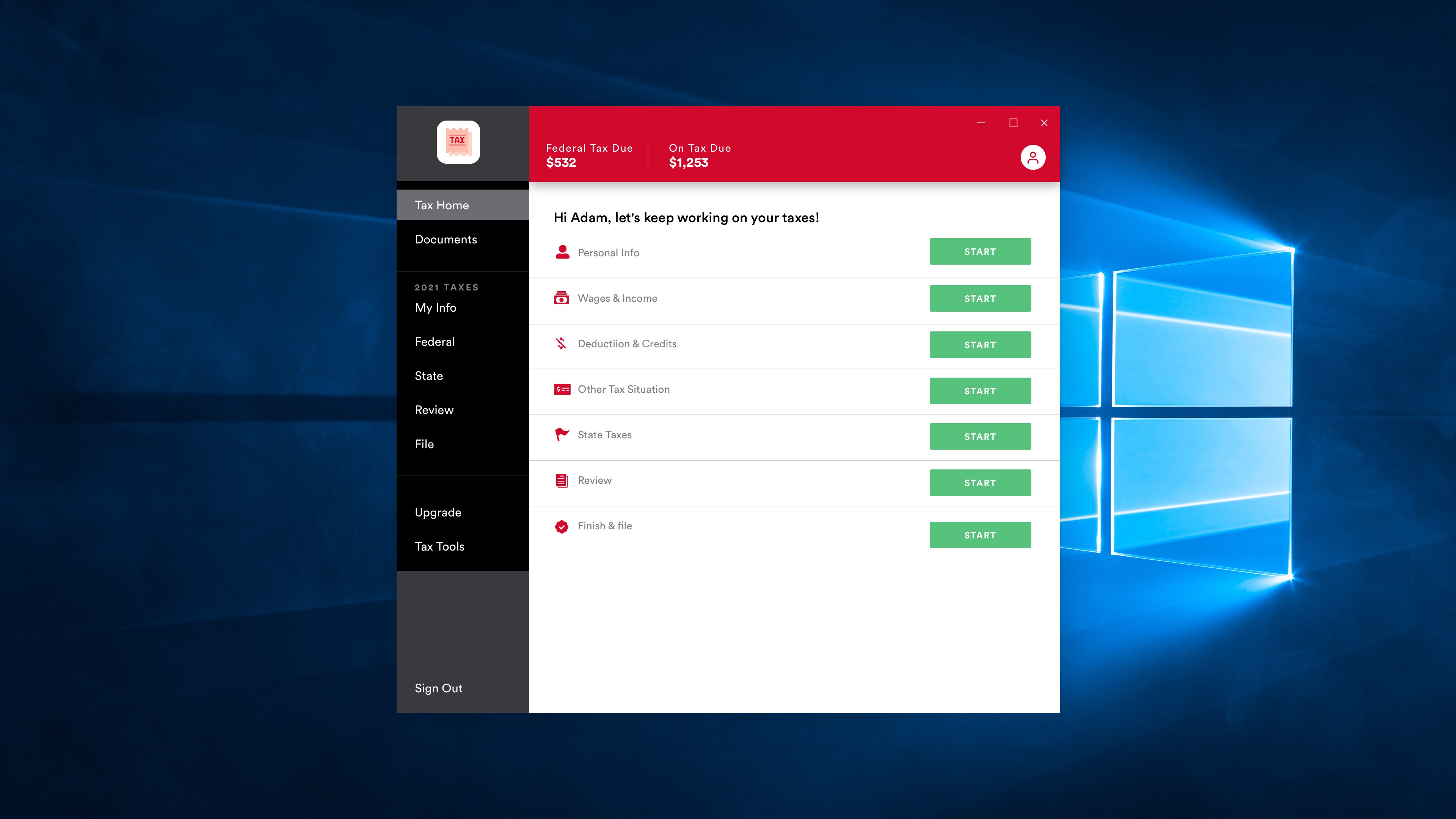 Fast Tax screenshot
