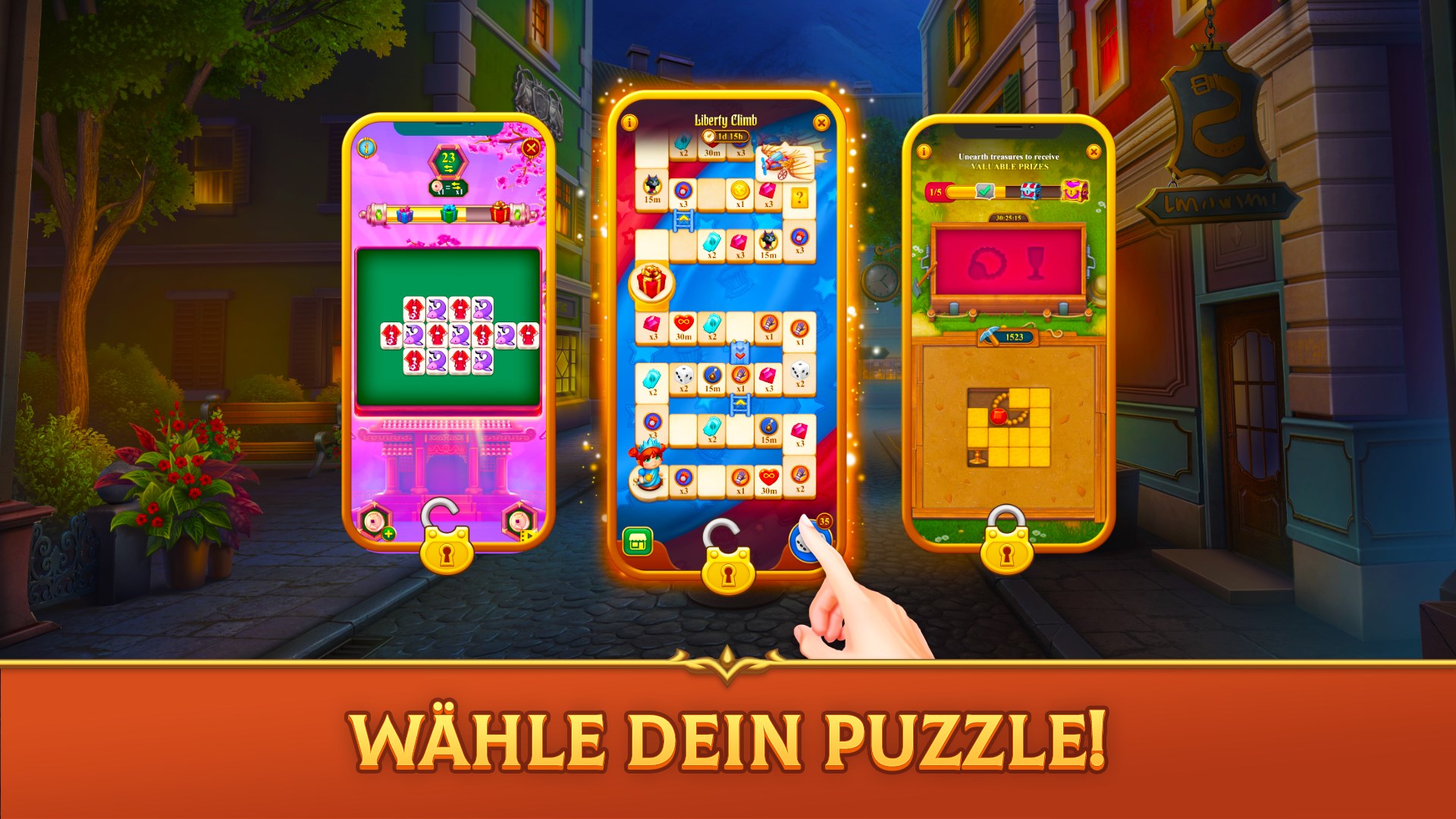 Uhrmacher - Match 3 (Drei Gewinnt Spiele) Screenshot