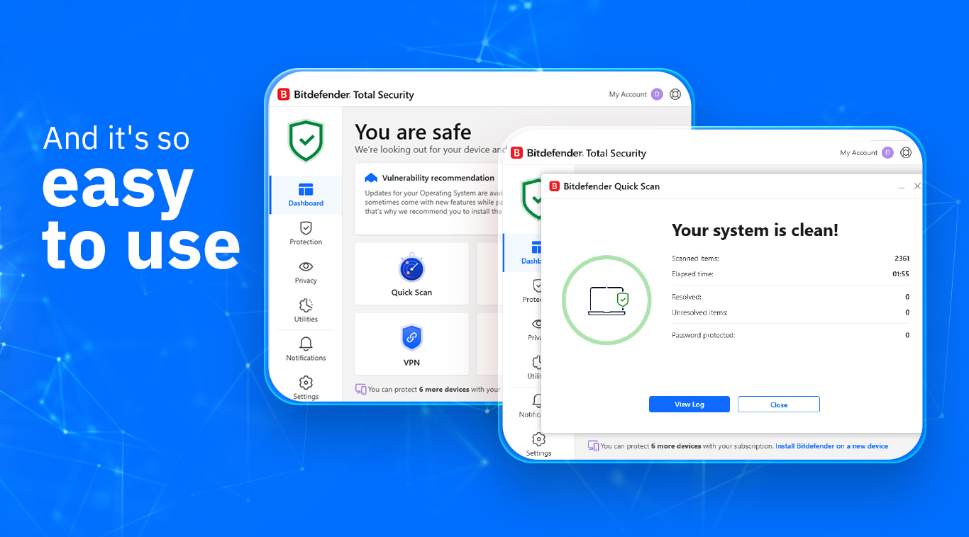 Bitdefender Total Security screenshot