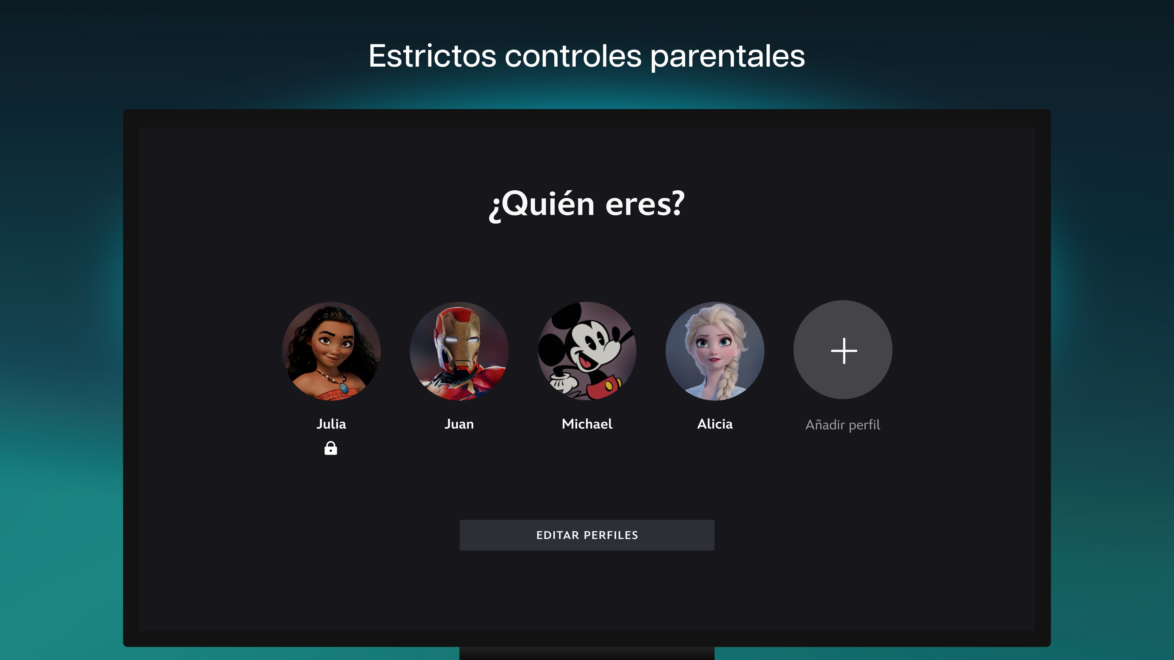 Captura de pantalla de Disney+