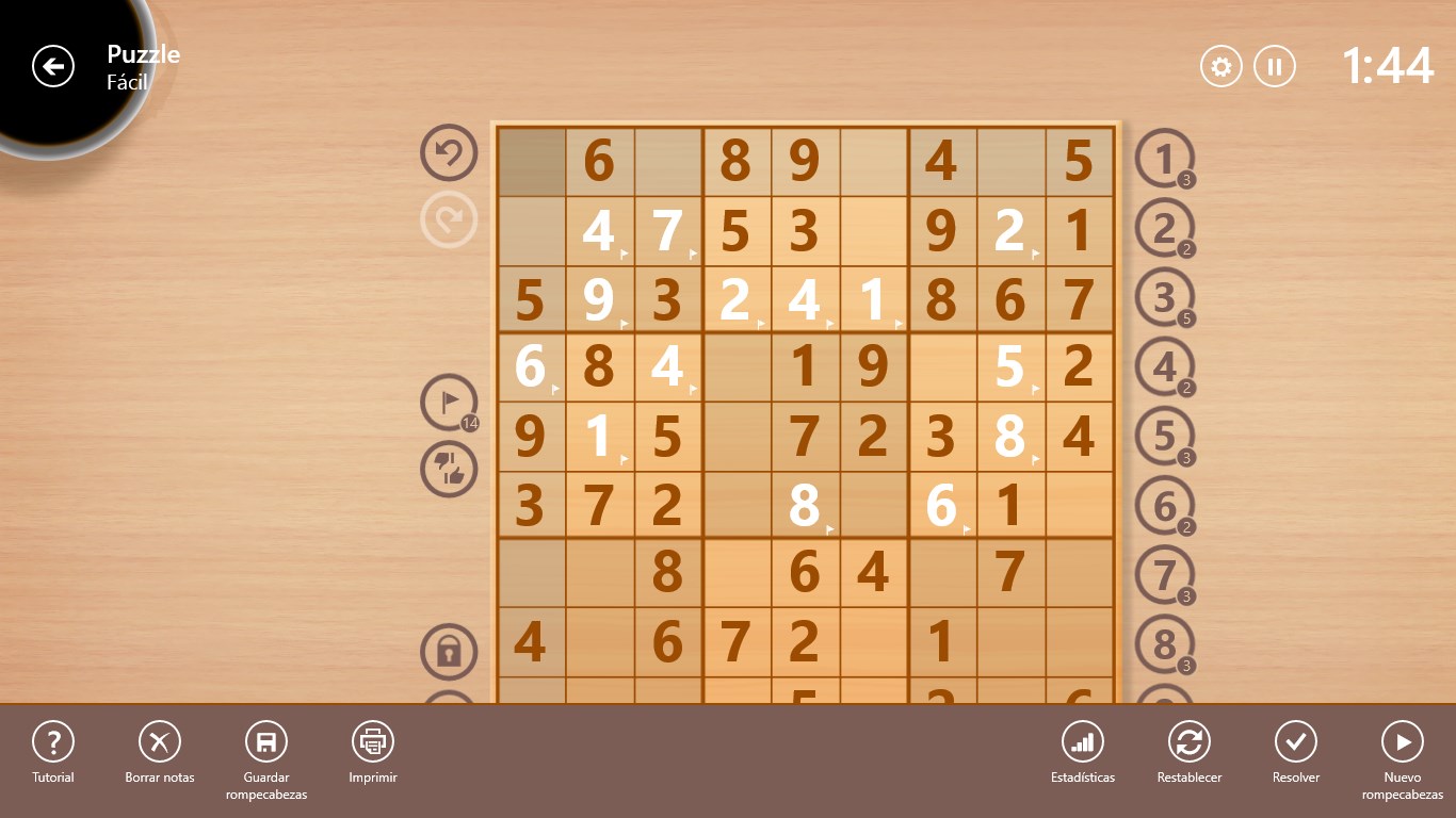 Captura de pantalla de Sudoku Free
