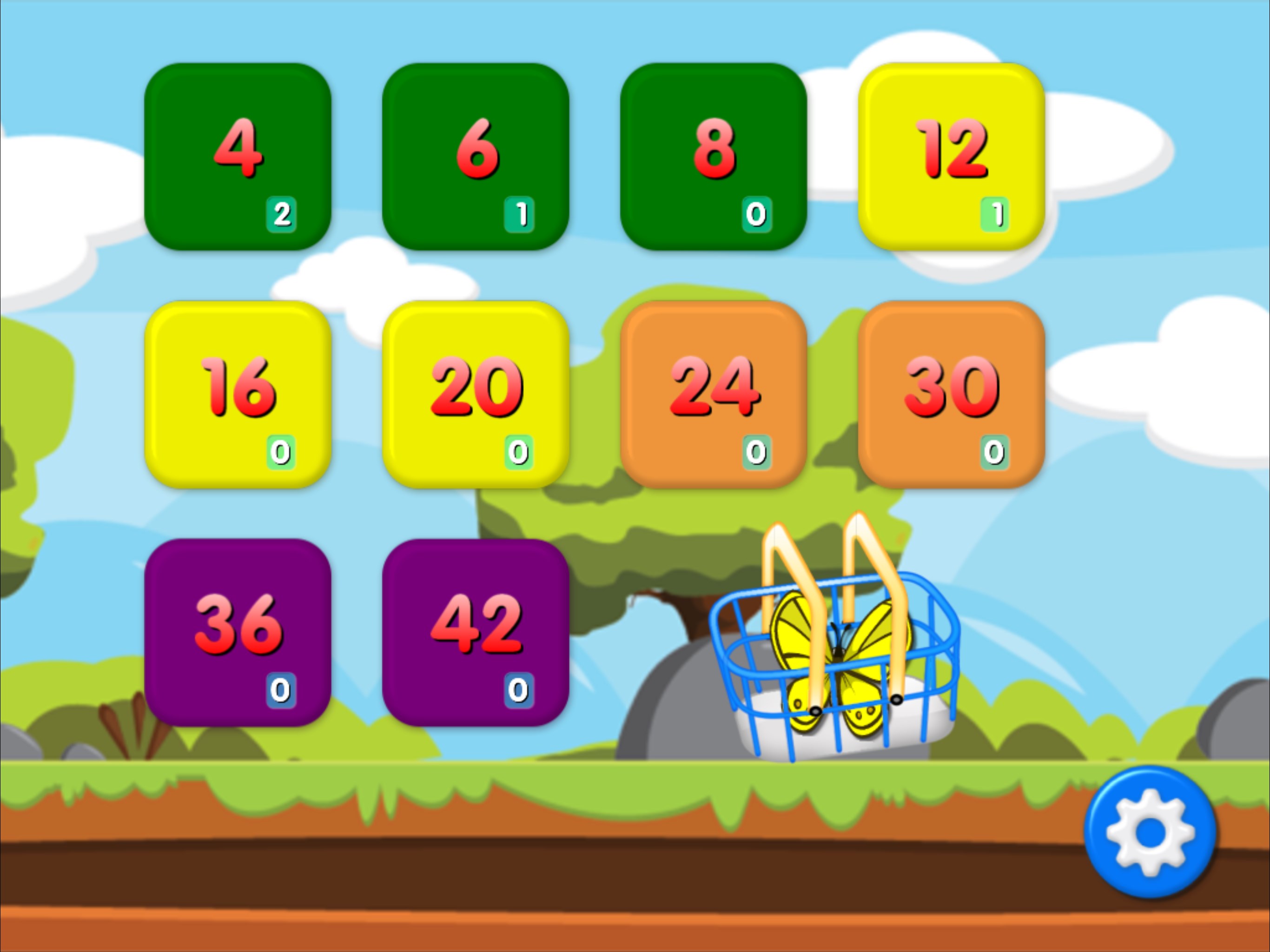 Animals matching memory game for kids Screenshot