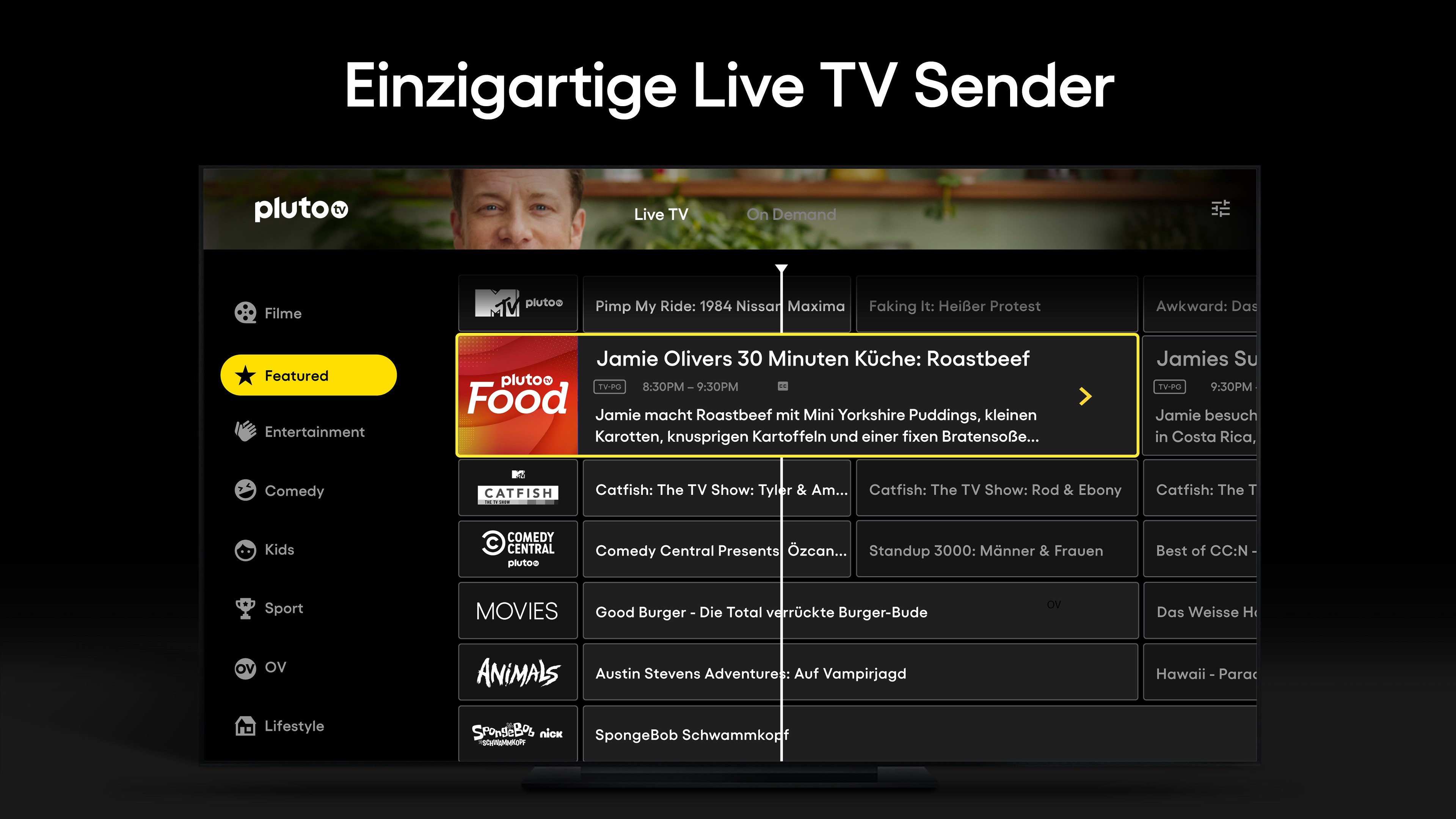 Pluto TV Screenshot