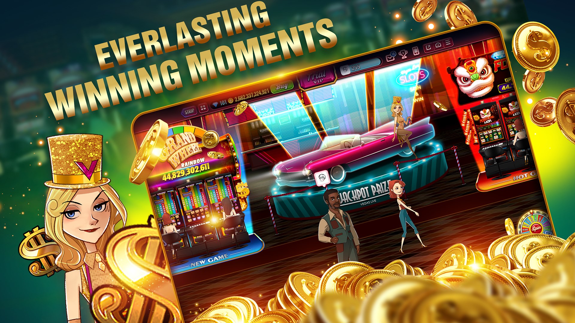 Captura de pantalla de Vegas Live Slots
