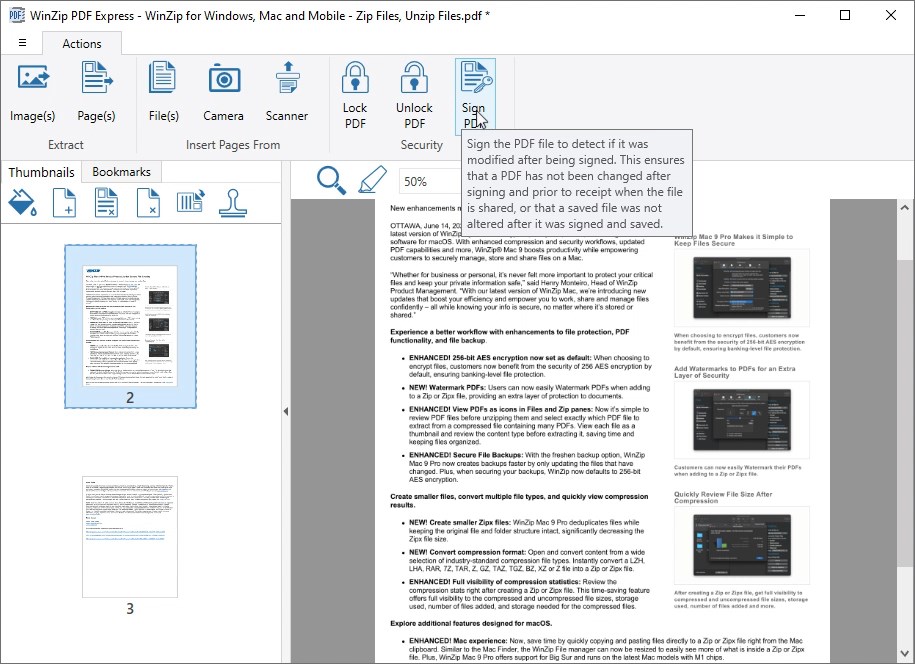 WinZip Microsoft Store Edition screenshot