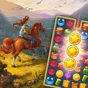 Jewels of the Wild West Match 3: Drei Gewinnt Spiele-Symbol